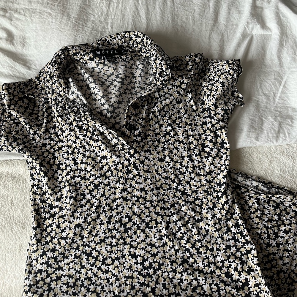 MOTEL ROCKS Collared Shirt Dress - Picture 4 of 4